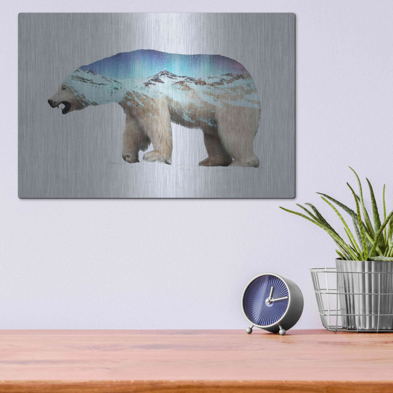 "L'ours polaire arctique" par Davies Babies, H 12 po x l 16 po