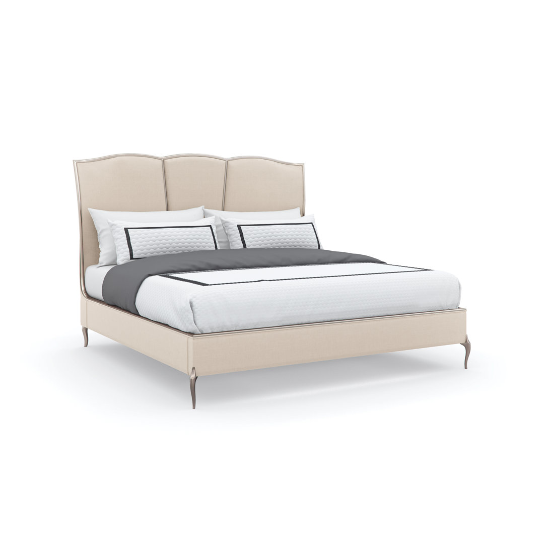 Un-Deux-Trois Upholstered Platform Bed Caracole Classic 