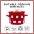 Polka Dot Enamel Soup Pot with Lid-51248148