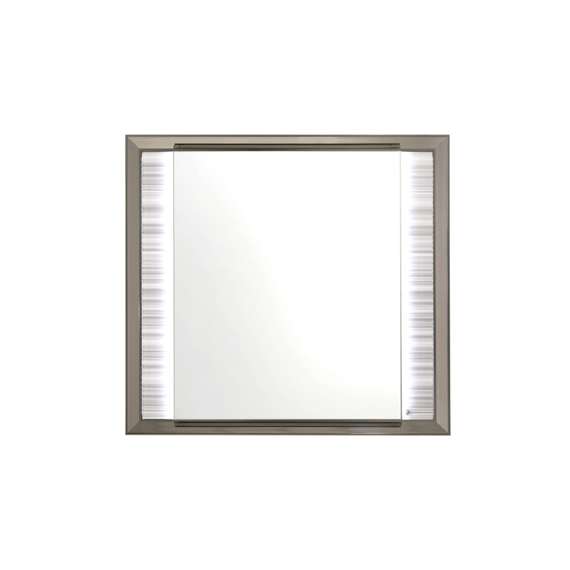 Étoile blanche avec miroir