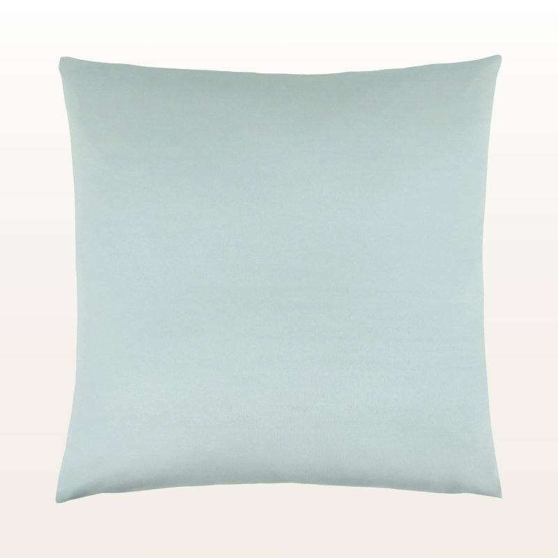 Lida Green Finish Satin Fabric Square Couch Throw Pillow, 17.75" H X 17.75" W X 5.83" D