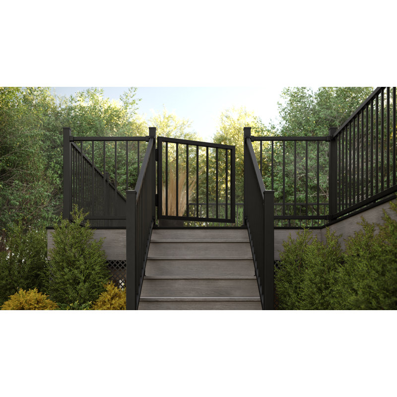 Support en aluminium Inspire Railing, Sable noir