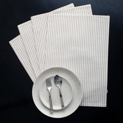 Brittaney Cotton Striped Rectangle Placemat