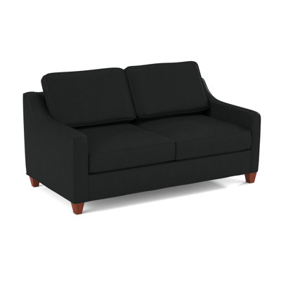 Clark 74" Square Arm Sofa Bed with Reversible Cushions