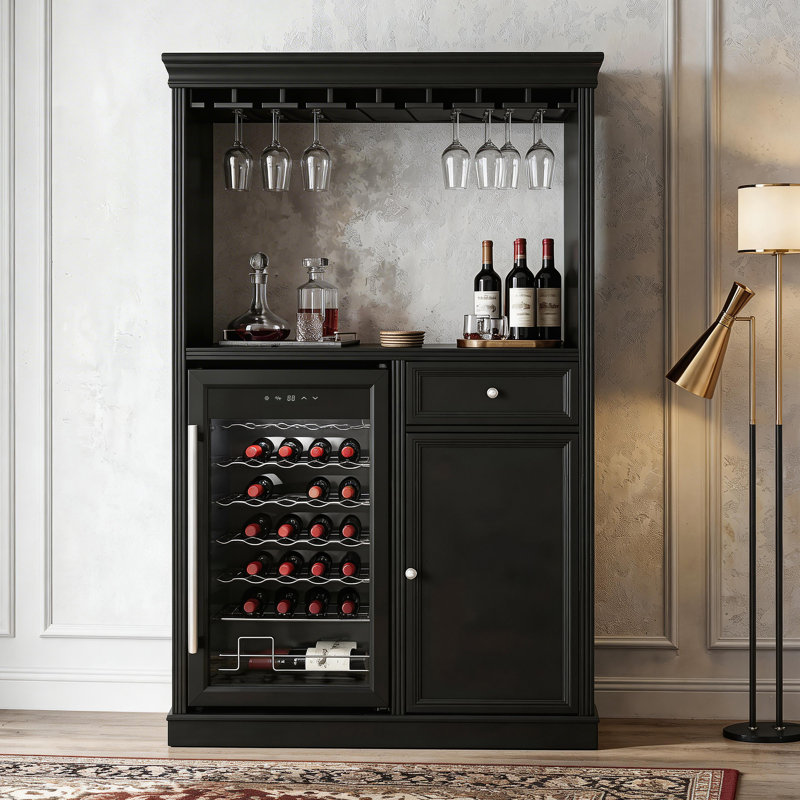 39.1"W Wine Storage Cabinet With Freezers
