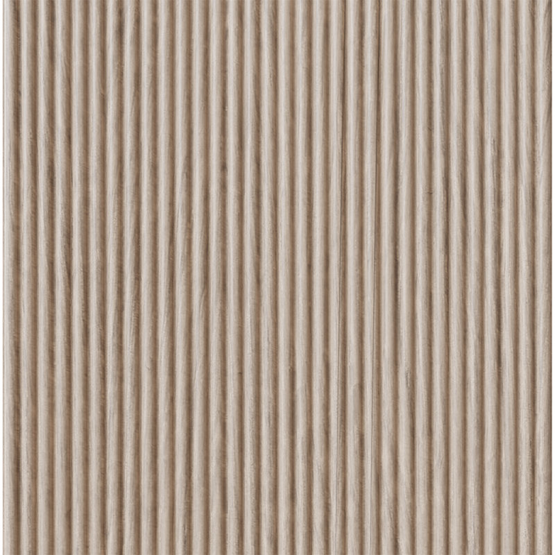 1/4" Shallow Double Bead Tambour - (12"W x 96"L), Natural White Oak
