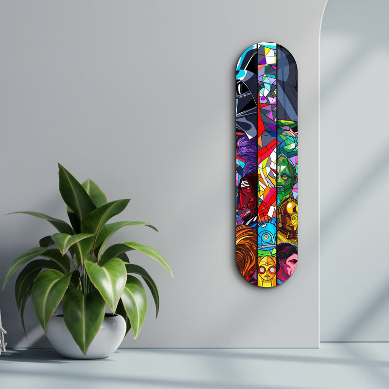 Peinture décorative en verre trempé