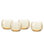 Fortessa Estiva Glass, 17.5 Ounce Tall Tumbler (Set of 4), Textured Clear