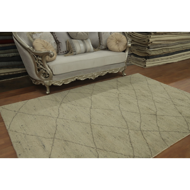 Tapis marocain en laine 6 x 9
