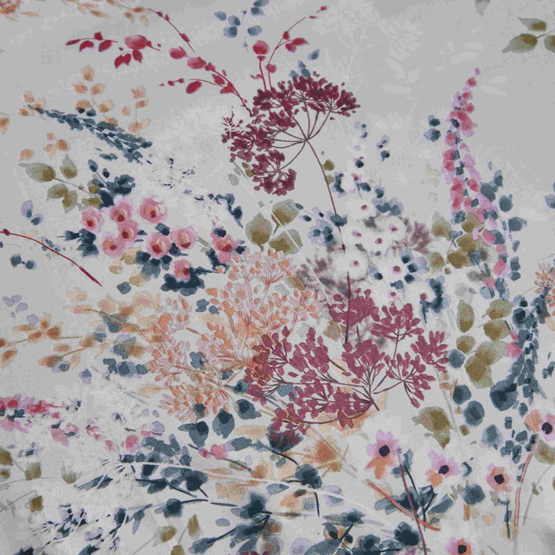 Dried Flowers Easy Care Duvet Set, Single Duvet Cover + 1 Standard Pillowcase