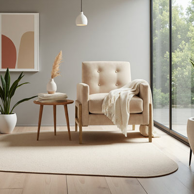 Fauteuil d'appoint capitonné