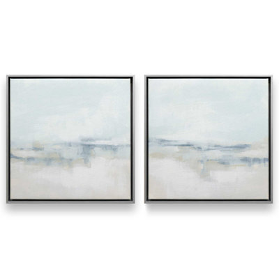 Ensemble de 2 nuances de rivage nuageux