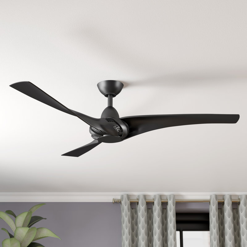 Burrus 52'' Ceiling Fan, Matte Black