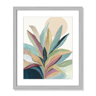 Sherbrooke Sunny Bright Leaves I by Asia Jensen Print