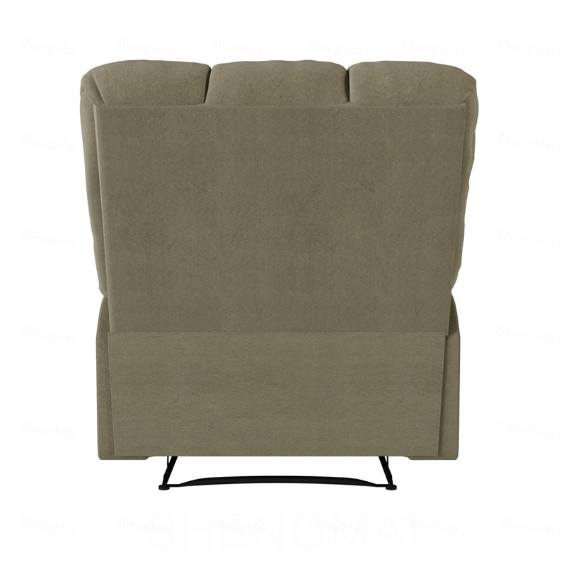 Le fauteuil inclinable Granada en gris sauge, Dark Grey Microfiber / Microsuede