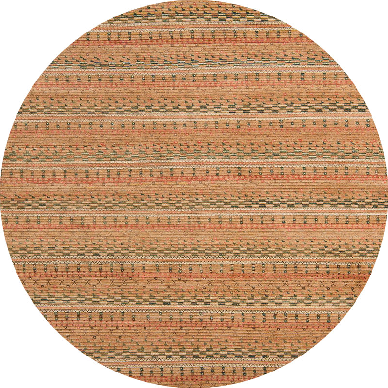 Tapis abstrait moderne 5382, Rond 7 pi