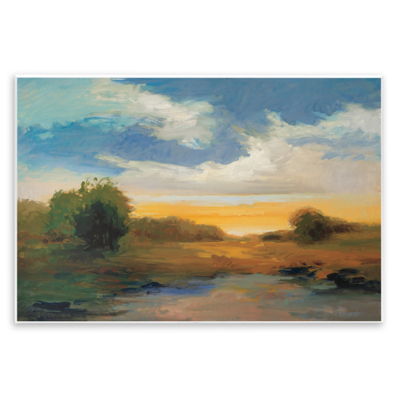Charismatic Clouds Sunset, plaque murale, design par Vicki McMurry, H 10 po x l 15 po