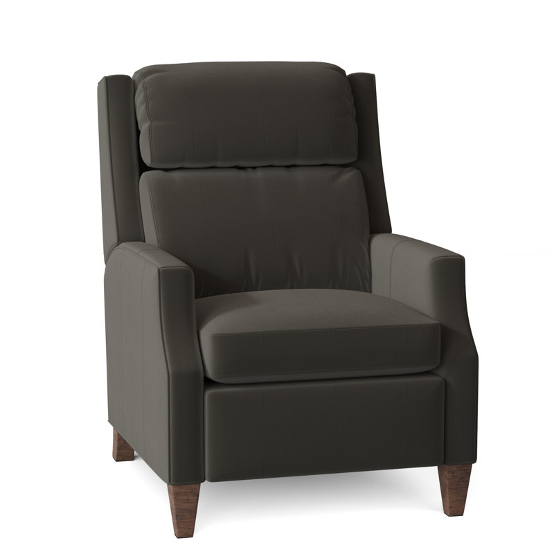 Spyglass Leather Recliner, 1183 Dove, Creme Brulee, Manual