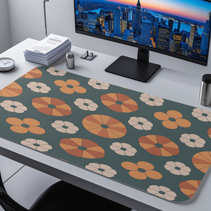Polyester Desk Pad, 14.4x12.1