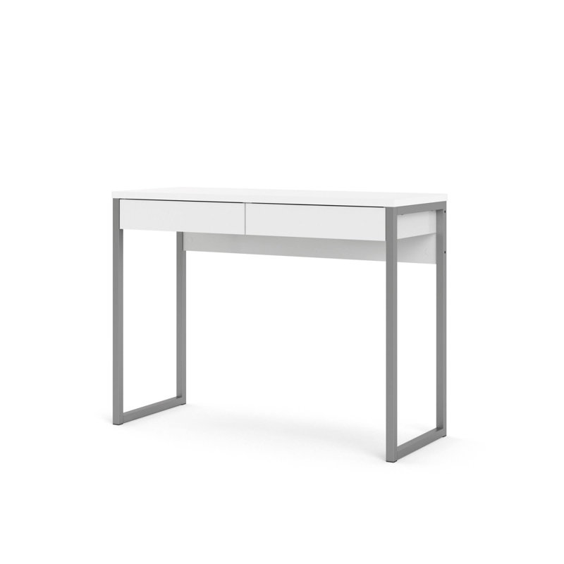 Writing Desk, White high gloss/White