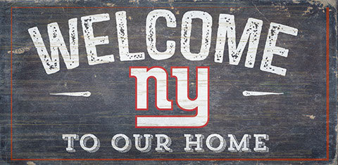 Décoration murale welcome NFL, Giants de New York