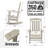 Oxing HDPE Outdoor Rocking Chair-1860839097