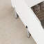 Armoire de salle de bain autoportante 30 po sans vasque, style scandinave moderne, comptoir blanc, 2 portes, armoire en panneau de particules de bois massif de haute qualité, porte, registre à fermeture en douceur, grand espace de rangement