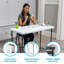 Lifetime 4-Foot Adjustable Fold-In-Half Table