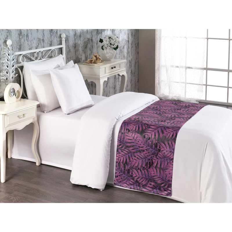 Foulard de lit Ambesonne Monstera, Lit simple
