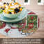Ensemble de 4 napperons en plastique réversible Snowman's Farmhouse