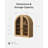 Arch Wall Cabinet In Farmhouse Style,Bathroom Medicine Cabinet-674599992