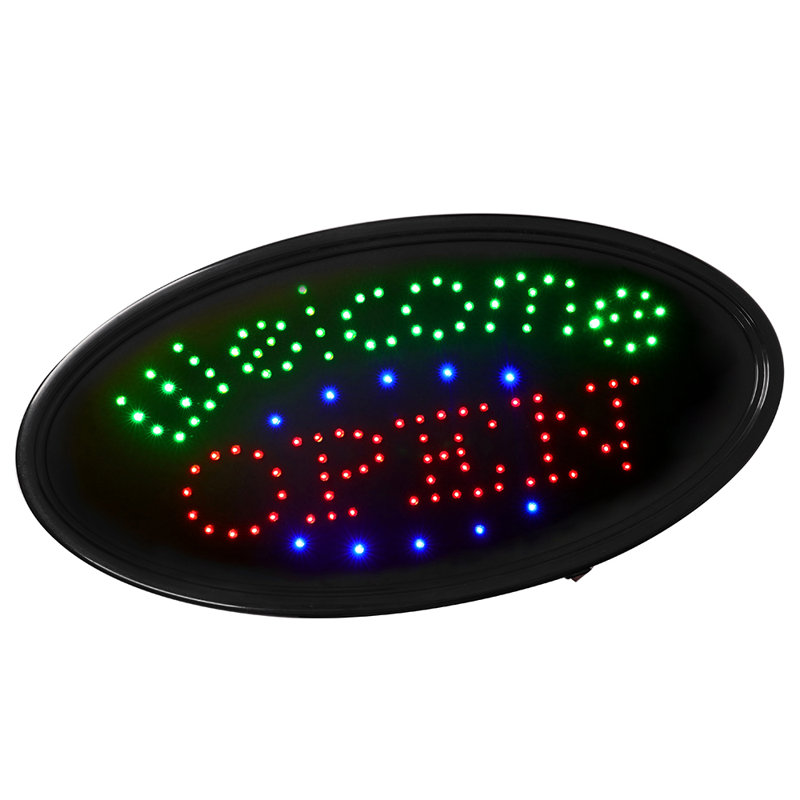 LED Neon Light Animated Motion Open Business Sign