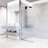 Zenith 34" W x 74" H Fixed Frameless Shower Screen with 3/8" Glass-49482412