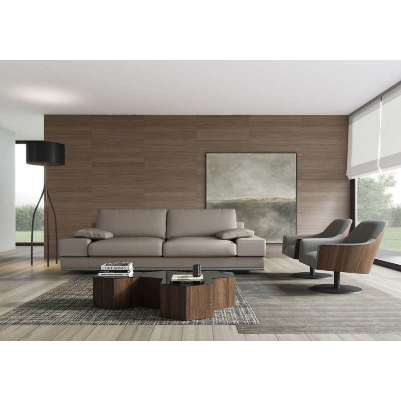 Centre Coffee Table, 10" H x 18" L x 18" W, Glossy Dark Gull Gray