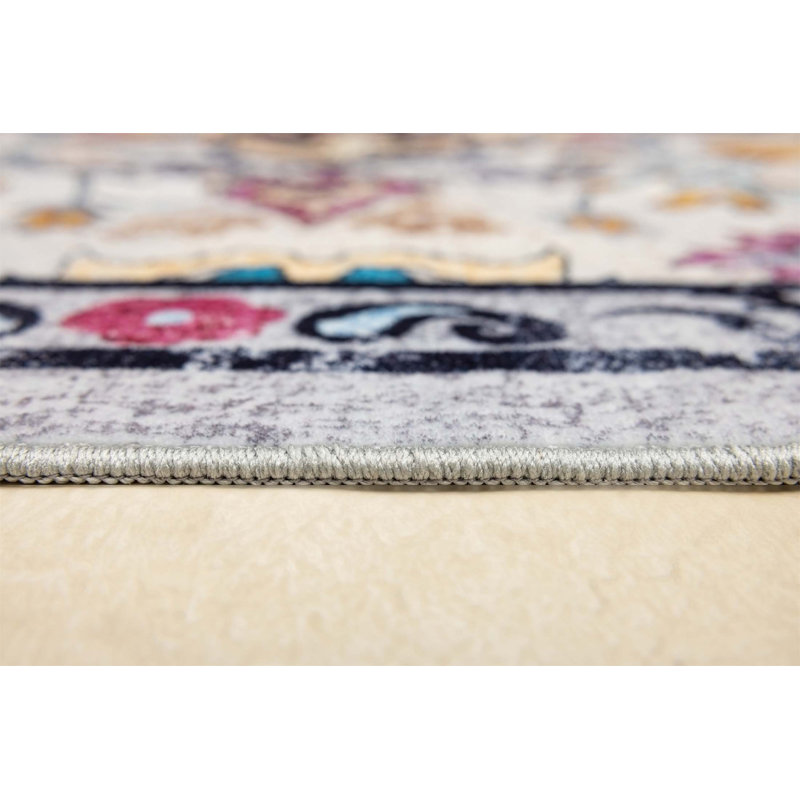 Tapis rectangulaire Andrie avec envers antidérapant, Rectangle de 5 pi x 8 pi