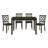 Kaisu Fabric Dining Rectangular Dining Set-59236781