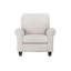 Chaise berçante en tissu beige