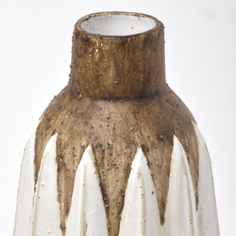 Ariyha Ceramic Table Vase, 14" H x 5" W x 5" D