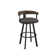 Drees Swivel Upholstered Counter & Bar Stool with Wood Backrest