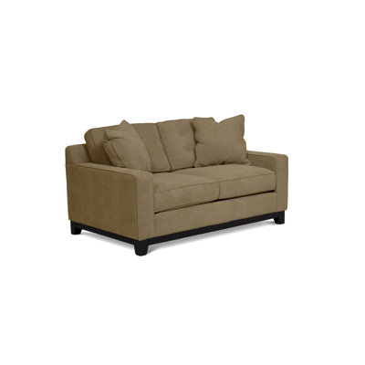 Carollton 62" Square Arm Loveseat with Reversible Cushions by Corrigan Studio