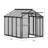 Polycarbonate Greenhouse, Winter Greenhouses For Outdoors,Outdoor Greenhouse With Roof Air Vent, Heavy Duty Walk-In Aluminum Green House For Outside Garden Backyard-126106890-126106889