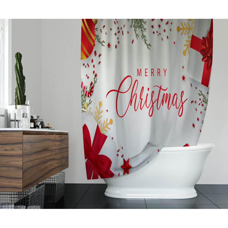 Bissen Shower Curtain, 70" H x 71" W