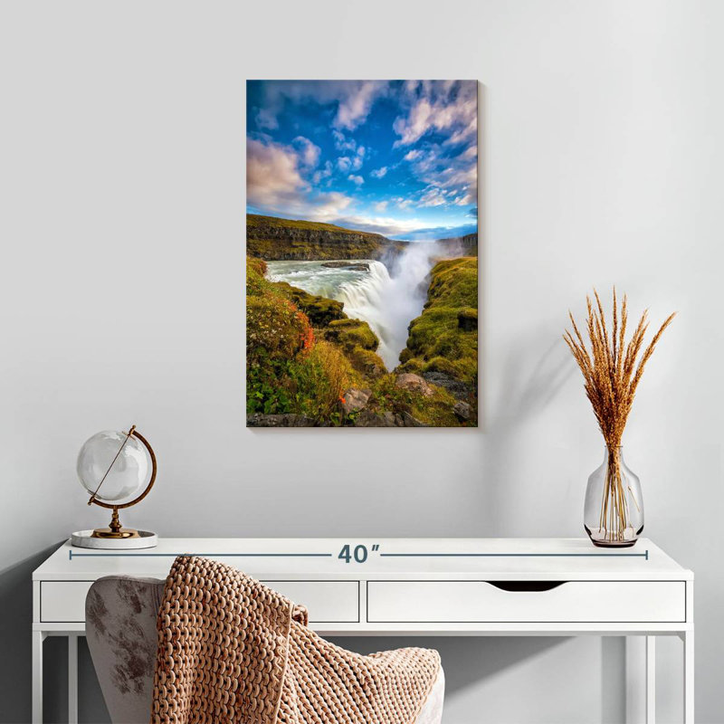 Alvord Meadow près des chutes Gullfoss, H 24 po x l 16 po