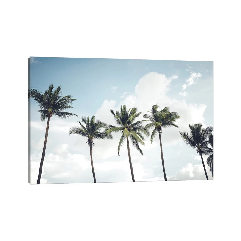 Blowing Palms 1 Piece Wrapped Canvas Wall Art, 152.5 cm H x 101.5 cm W