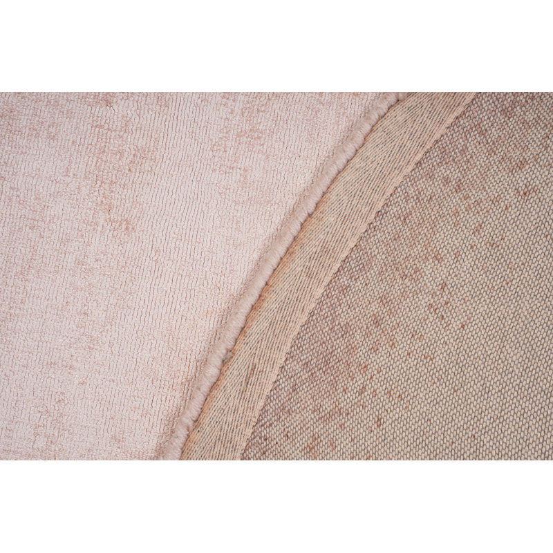 Round Anujin Solid Colour Hand Woven 115cm X 115cm Area Rug