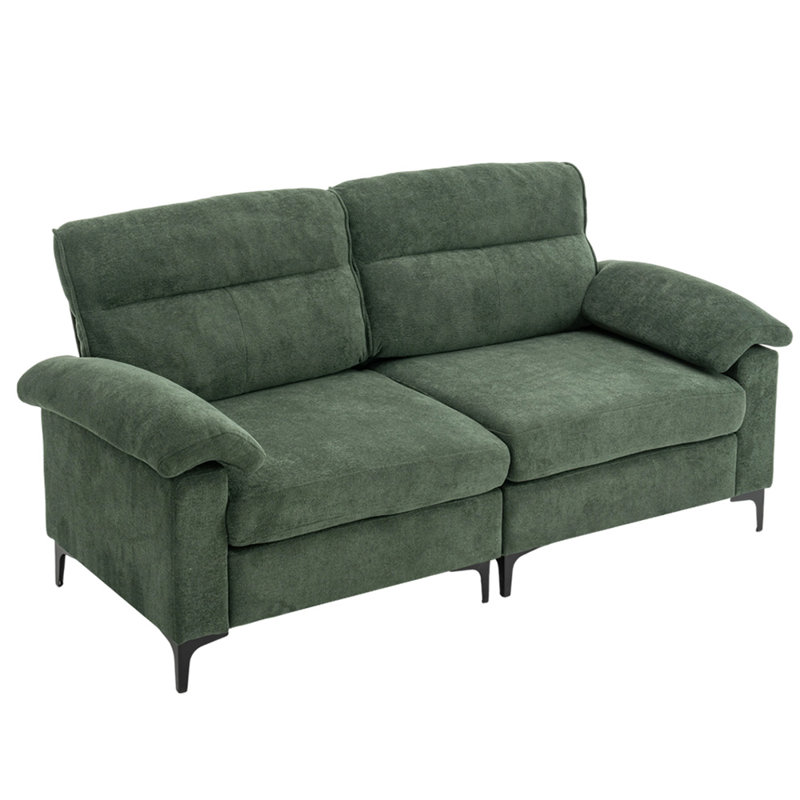 2 Seater Sofa, Dark Green