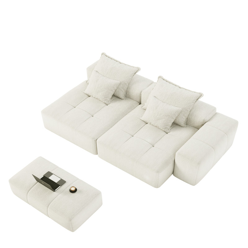 Canapé modulaire surdimensionné Modern, Beige