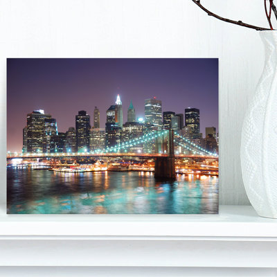 Photographie de toile de gratte-ciel de paysage urbain de Manhattan - New York
