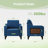 29.9" Wide Mid-Century Upholstered Premium Fabric Chair,Sofa-1632515368-1632515370