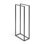 Gerla 2 Double Floor Mounted Towel Stand